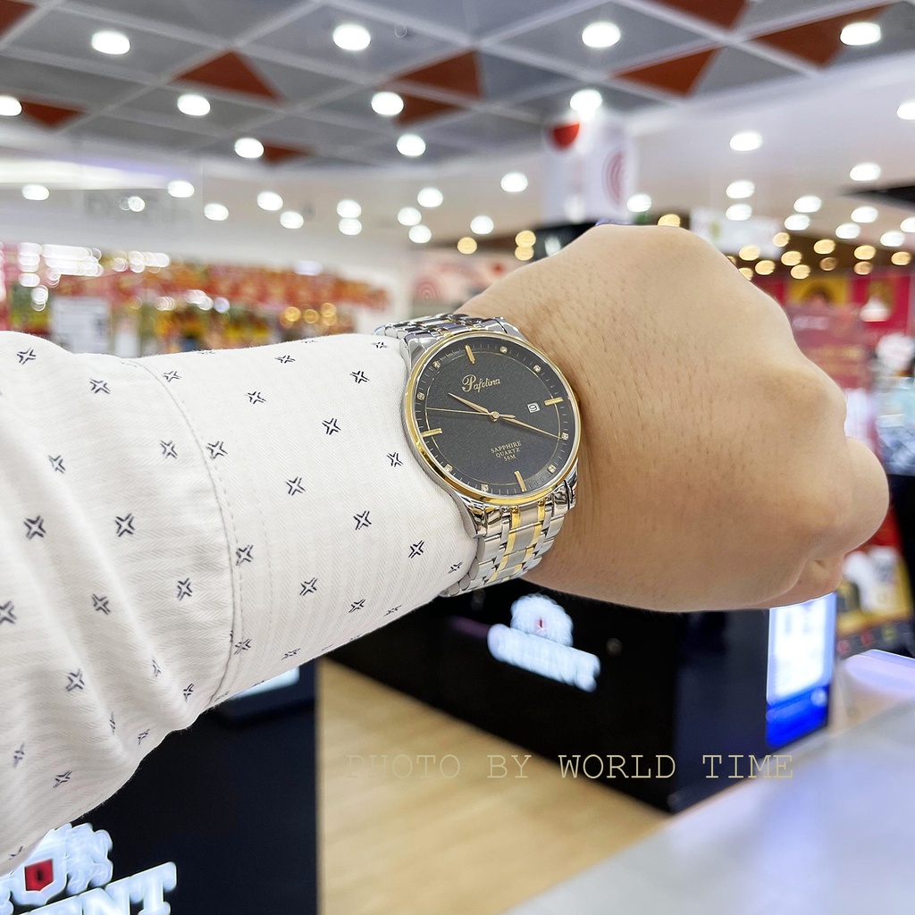 Đồng hồ nam Pafolina 5025M full box, kính sapphire chống xước, chống nước, thẻ bảo hành 3 năm toàn quốc
