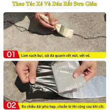 Băng Keo Chống Thấm X2000 5cm Và 10cm, Băng Keo Chống Dột Mát Tôn