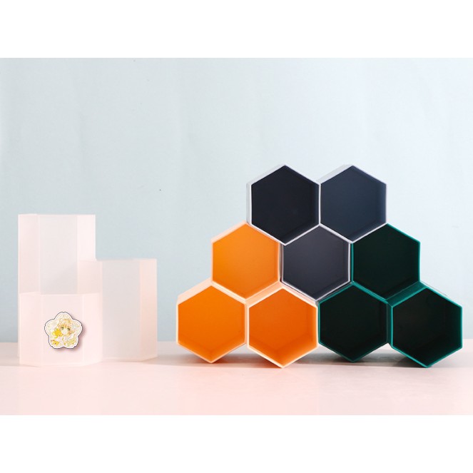 Ống cắm bút nhựa nhiều ngăn kero CBTI7 ống đựng bút CCS ống cắm bút cute dễ thương