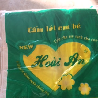 Tấm lót em bé hoài an 3 lớp