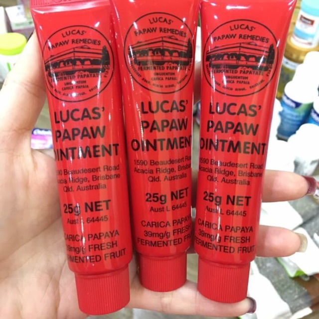 KEM BÔI ĐA NĂNG LUCAS PAPAW OINTMENT 25G ÚC / KEM ĐU ĐỦ LUCAS