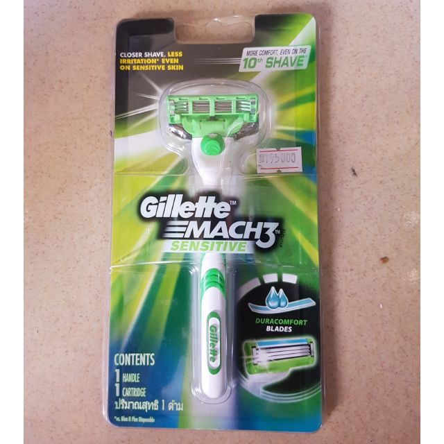 Dao cạo râu Gillette Mach 3 Sensitive
