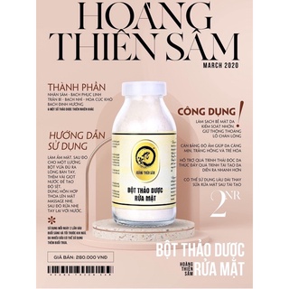 Bột rửa mặt Hoàng Thiên Sâm