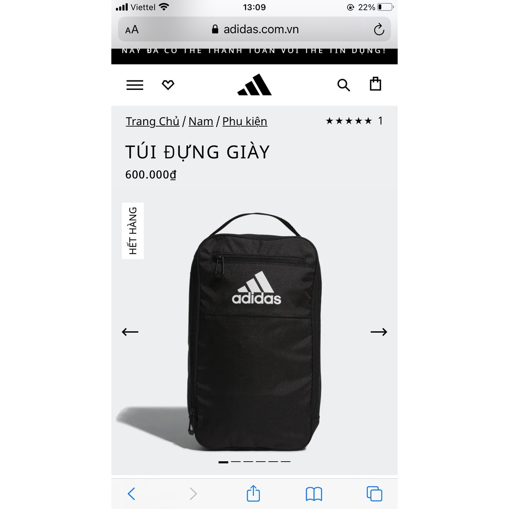 Túi đựng giày đá bóng HA3184 có ngăn đựng điện thoại vải chống nước bảo hành trọn đời