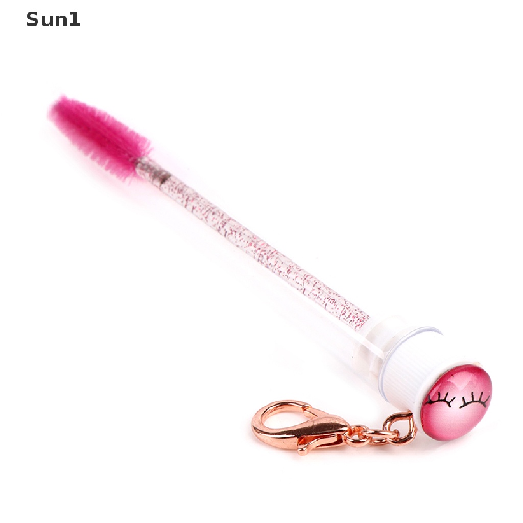 (Hàng Mới Về) Ống mascara Trang Trí Kim Tuyến Kèm Móc Khóa