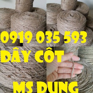 cuộn dây chỉ bố đay nâu trang trí,cuộn dây cột buộc gói quà handmade,cuộn chỉ cột to