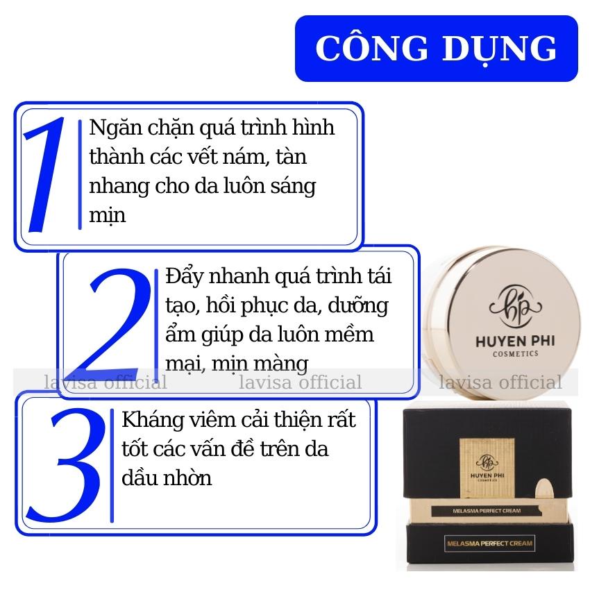 Kem Nám Huyền Phi Sạch Nám Tàn Nhang Dưỡng Da Trắng Sáng Đều Màu Không Bào Mòn Da