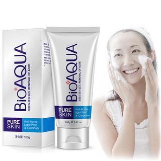 Bioaqua Oil Control Blackhead Cleansing Foam Deep Cleansing Cream