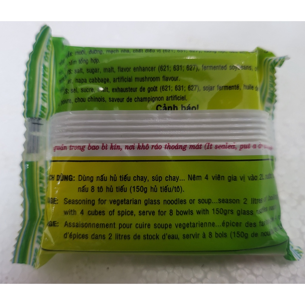 (Gói 75g – HỦ TIẾU CHAY) VIÊN GIA VỊ NẤU ĂN [VN] BAVIFOOD Vegetarian Noodles Seasoning Cubes