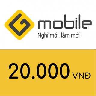 Nạp điện thoại Gmobile 20K