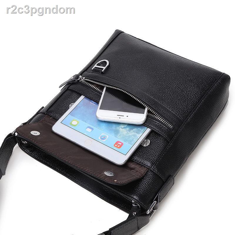 Túi đeo chéo da mới nam công sở xu hướng xách thông thường phiên bản Hàn Quốc của bò lớp đầu tiên | BigBuy360 - bigbuy360.vn