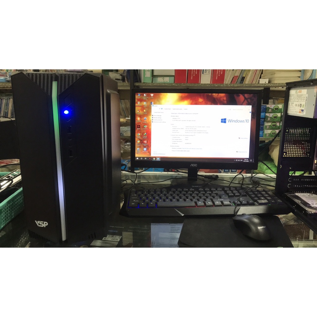 FULL BỘ PC G3200/H81/RAM 4G/SSD 120Gb MÀN HÌNH 19IN-TẶNG PHÍM CHUỘT GIÁ RẺ CHIẾN GAME LIÊN MINH LIÊN QUÂN ĐỘT KÍCH