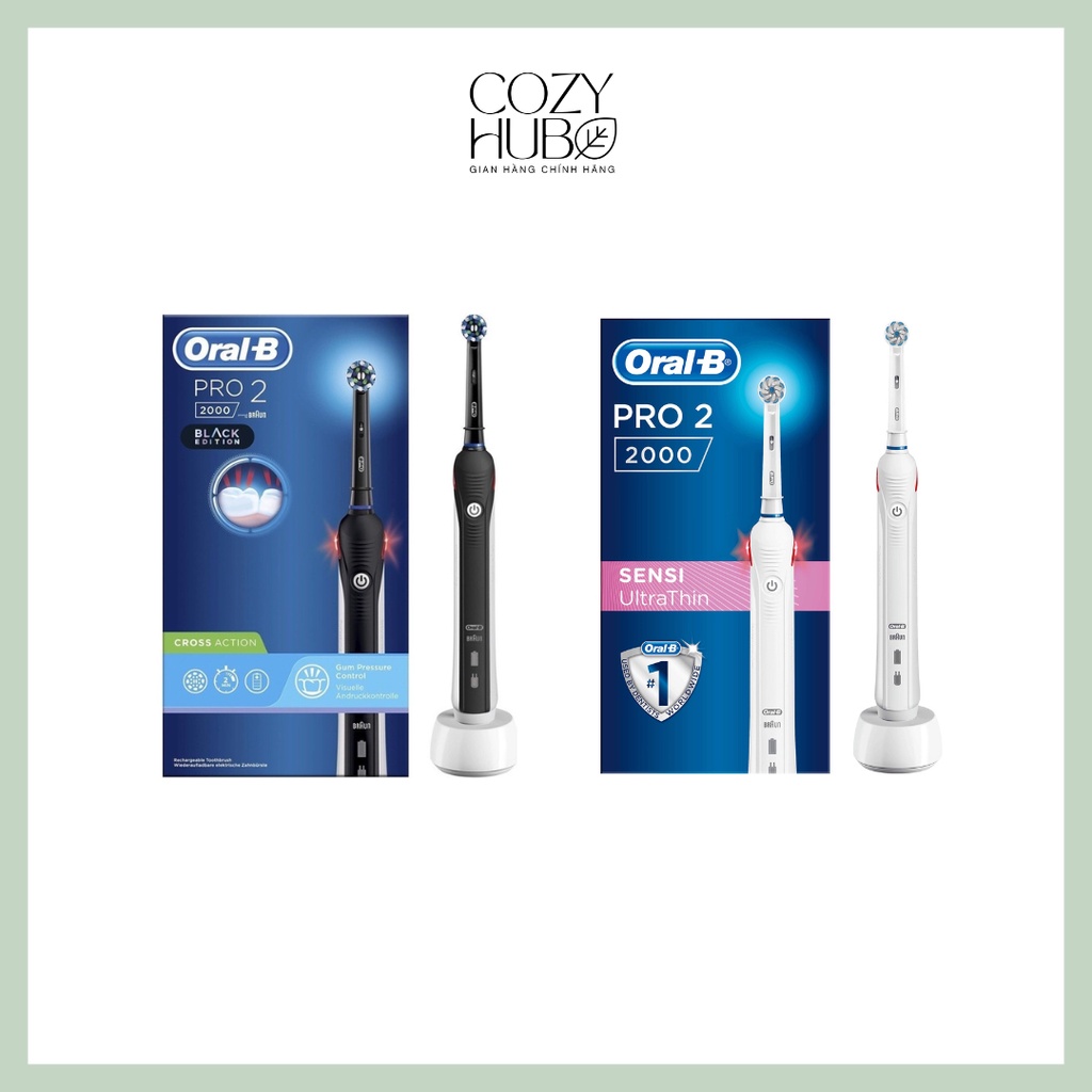 Bàn chải điện Oral-B Pro 2 2000 - Hàng chính hãng