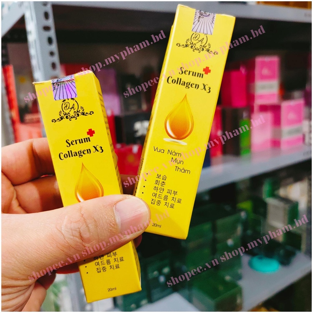 Serum Collagen X3 20ml xóa thâm nám căng bóng da 💯Chính Hãng 💯 Serum X3