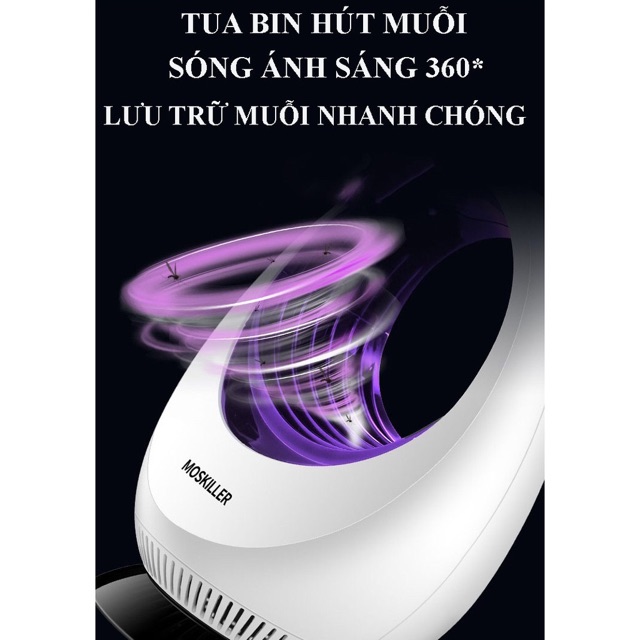 Đèn bắt muỗi Moskiller thông minh