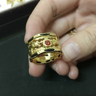 Nhẫn nam rồng phượng đồng non