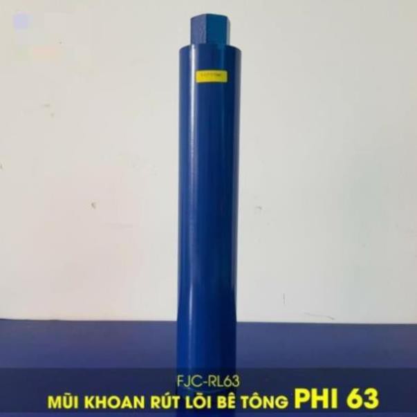 Mũi Khoan Rút Lõi Bê Tông phi 63 (Ø 63mm) FJC-RL63