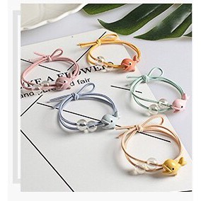 Ct126 Dây Cột Tóc Bé Ong Siêu Ngộ Nghĩnh, Quà Tặng Xinh Xắn Bukao