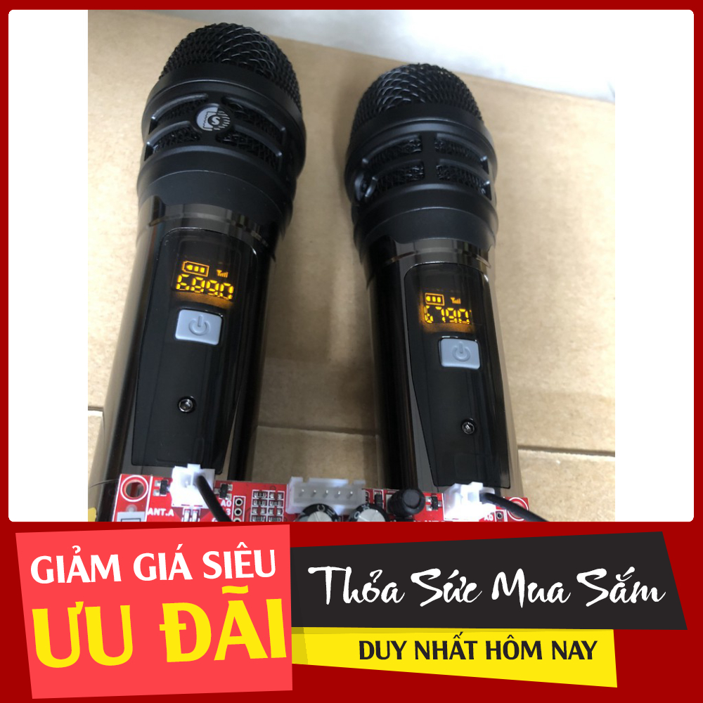 Micro karaoke không dây SHURE UGX 23 với chế độ tự ngắt(MỚI 2021) Micro loa kéo cực hay UGX-23 sóng mạnh xa