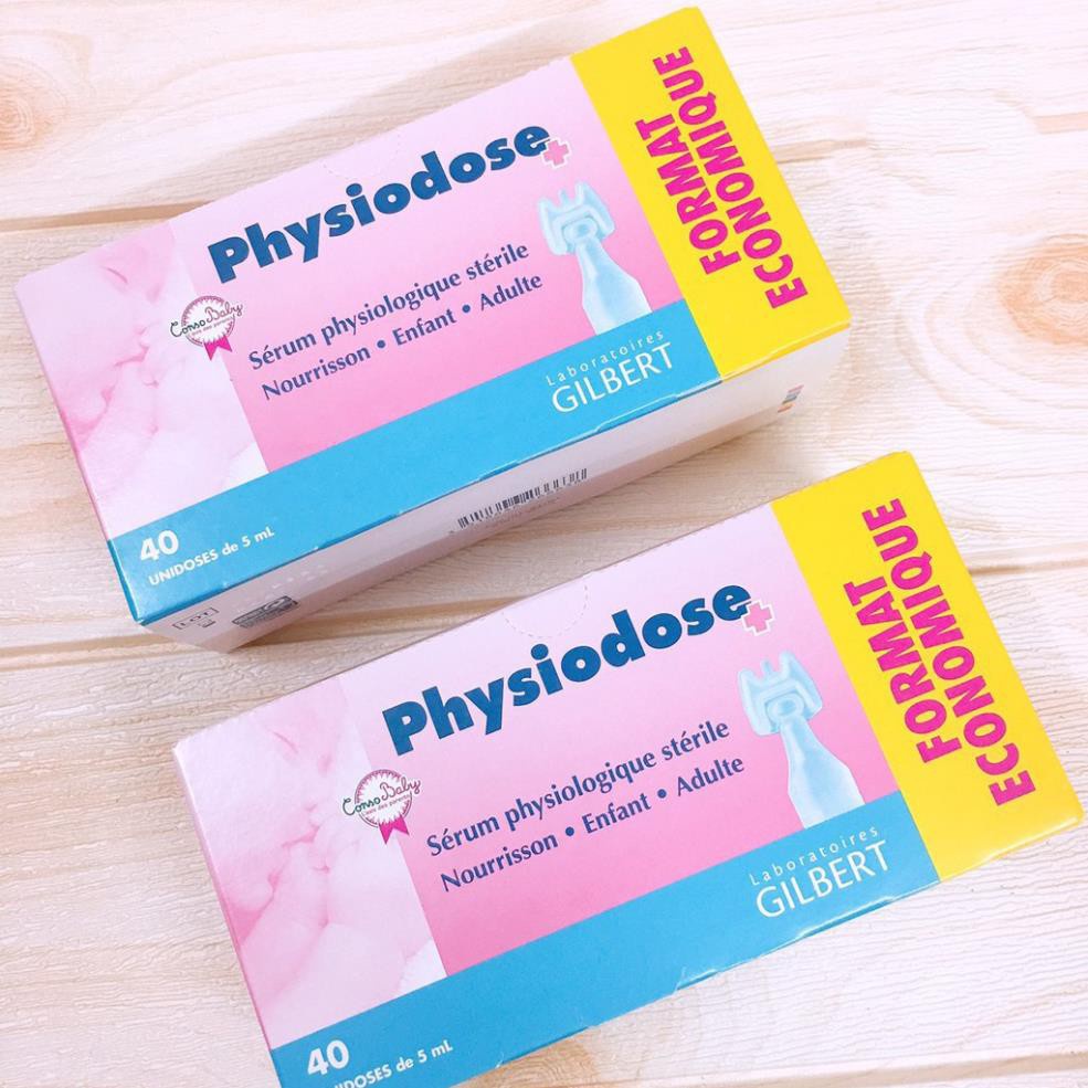 [FAFRINW05 giảm tối đa 30k đơn 150k]Nước muối hồng sinh lí Pháp PHYSIODOSE