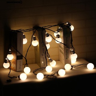 Dây đèn LED 6m 20 bóng tròn trang trí