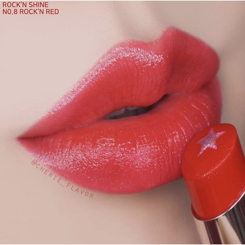 YVES SAINT LAURENT - Son thỏi bóng Rouge Volupte Rock'n Shine 3.5g (Rock'n Red)