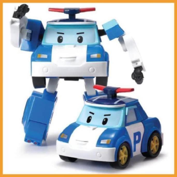 Đồ chơi biến hình biệt đội xe robocar Poli 2 trong 1 giúp cho bé phát triển trí tuệ