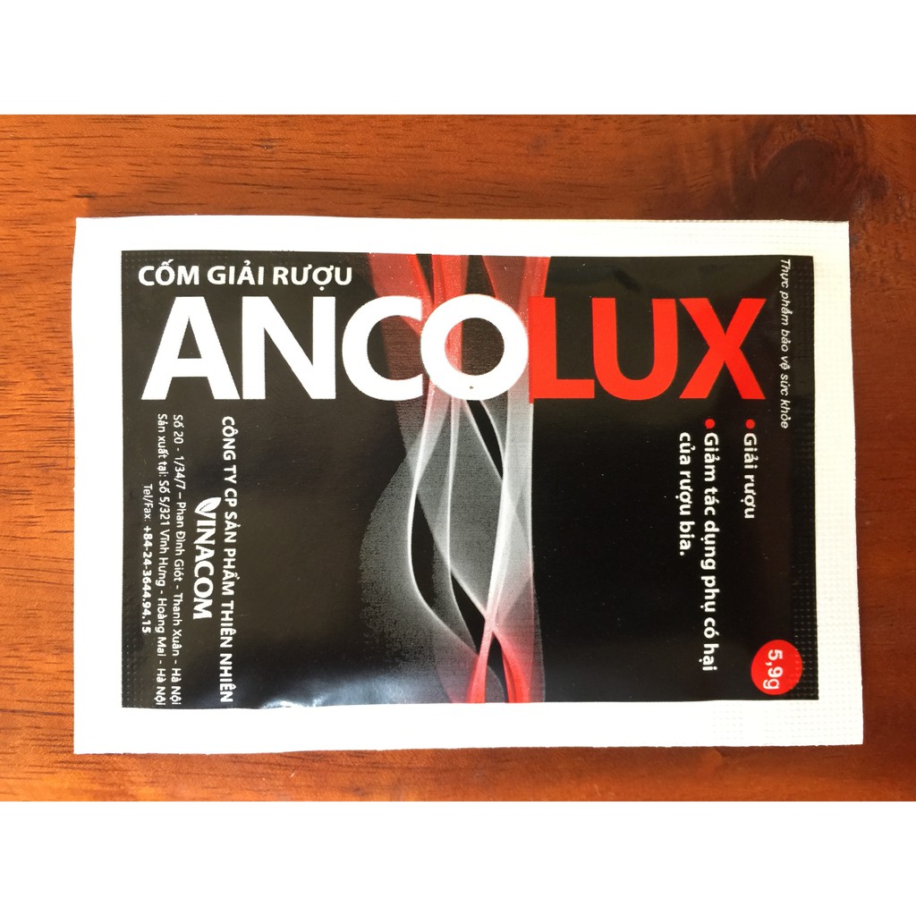 Cốm giải độc rượu Ancolux (1 gói)
