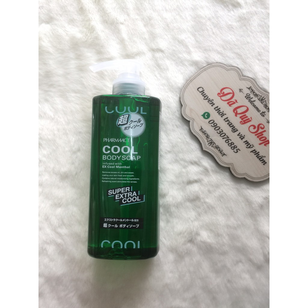 Sữa Tắm Pharmaact Supper Cool (Dành Cho Nam) 600ML