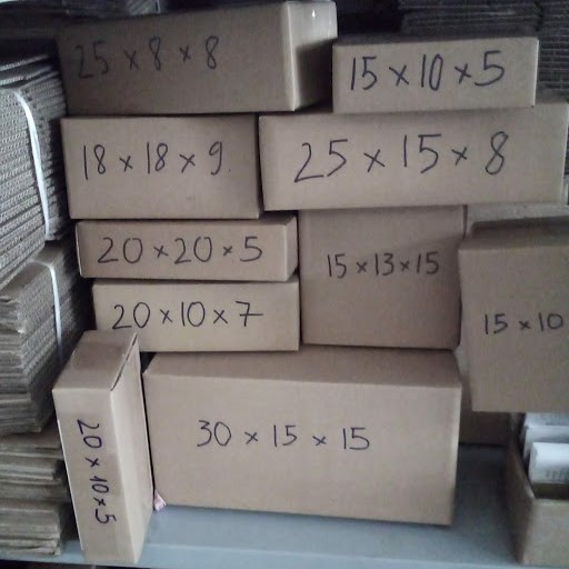 Thùng hộp giấy đóng gói hàng cỡ nhỏ đầy đủ kích thước DOCONU.