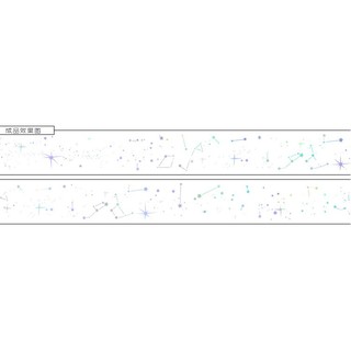 Washi tape Twinkle họa tiết ngôi sao chiết lẻ