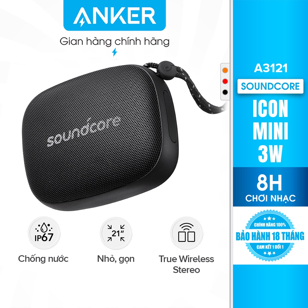 Loa bluetooth SoundCore Icon Mini 3W (by ANKER) - A3121