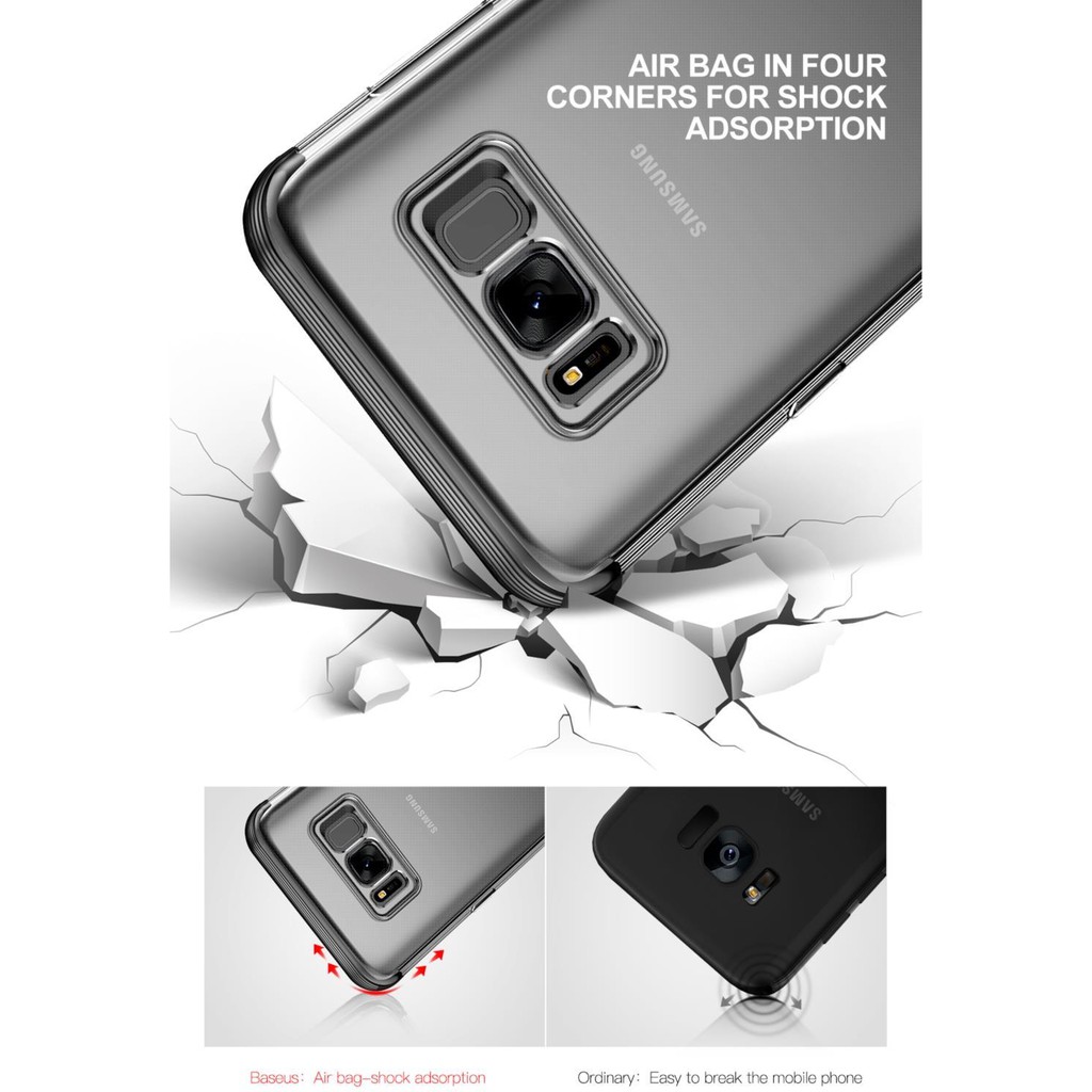 Ốp lưng Galaxy S8 Armor dẻo chống sốc hiệu Baseus