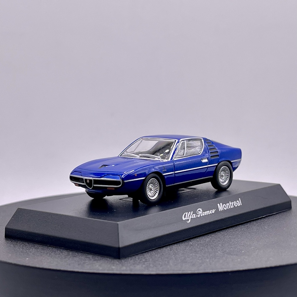 Xe mô hình - Kyosho Diecast Alfa Romeo Montreal 1/64