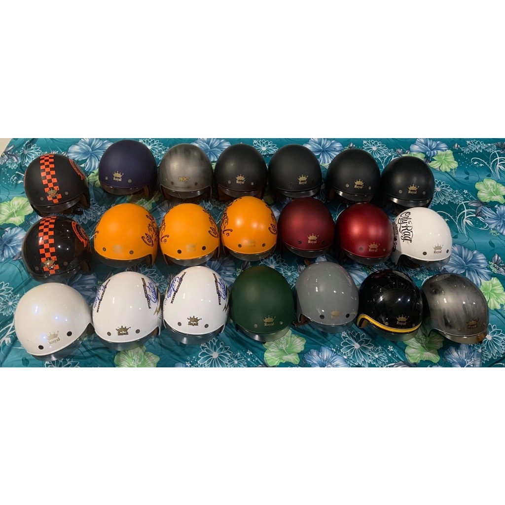 Nón bảo hiểm 3/4 royal kính âm ( nón cũ)