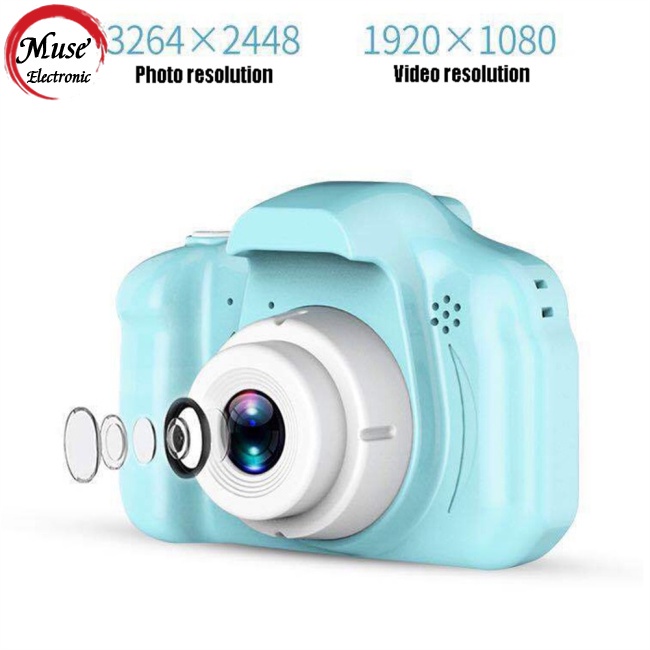 Máy Quay Video Kỹ Thuật Số Mini Thông Minh Màn Hình Hd Sạc Pin Cho Trẻ Em | BigBuy360 - bigbuy360.vn