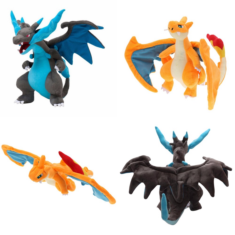 JS Ready Stock Pokémon Charizard Plush Doll XY Version Charizard 23cm Anime Doll