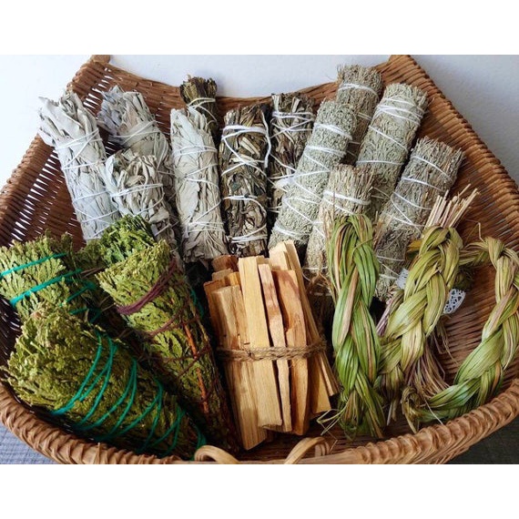 Sét 1 thanh palo santo và 1 bó xô thơm &quot;Bảo Vệ&quot; nhà cửa (theo lựa chọn)