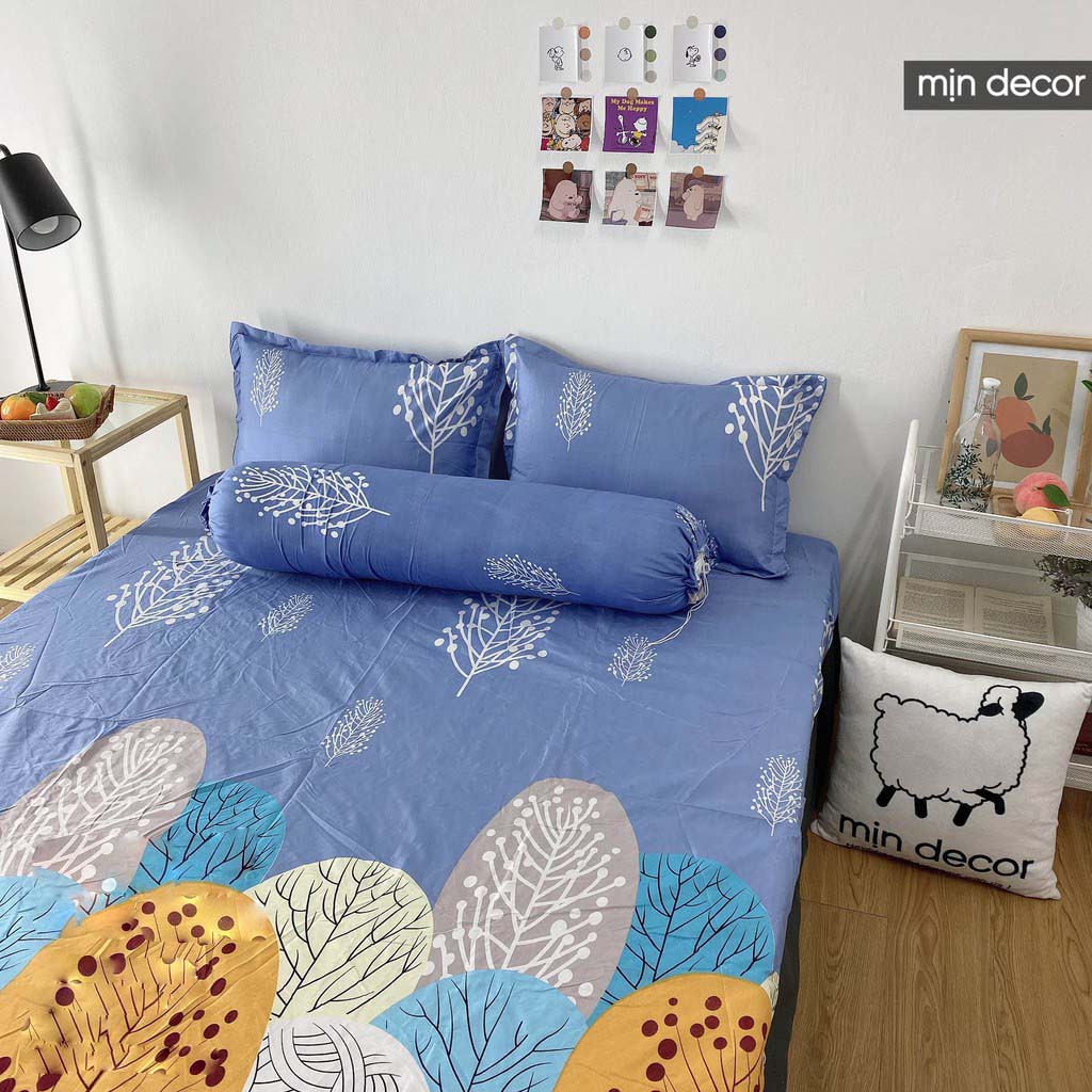 Bộ ga gối Mịn Decor cotton 3D mềm mại mẫu mã đa dạng | BigBuy360 - bigbuy360.vn