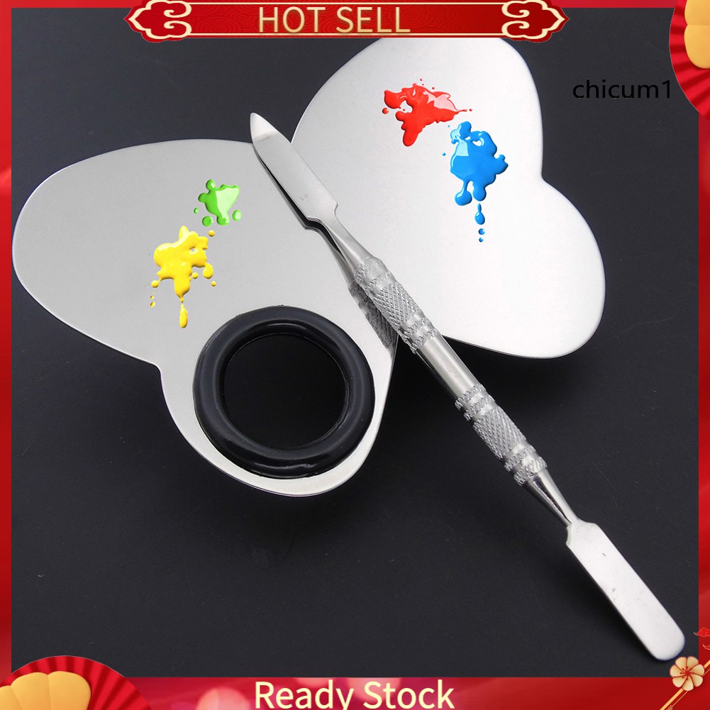 Bảng Pha Màu Sơn Móng Hình Bươm Bướm