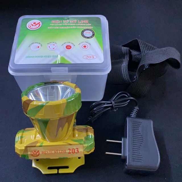 Đèn pin sạc đội đầu nhỏ D203
