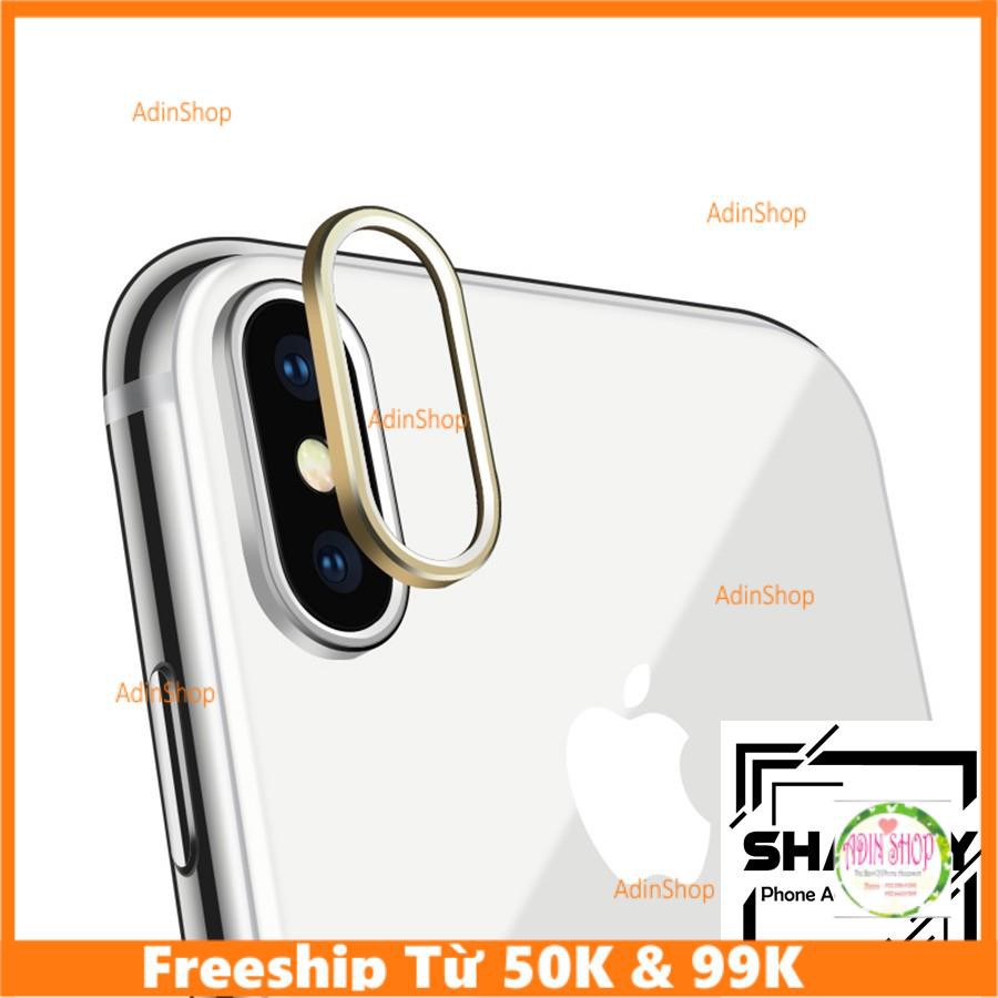 Viền Chụp Nhôm Camera Dành Cho IPhone 7P/8P/X/XS/XsMax [Adinshop]