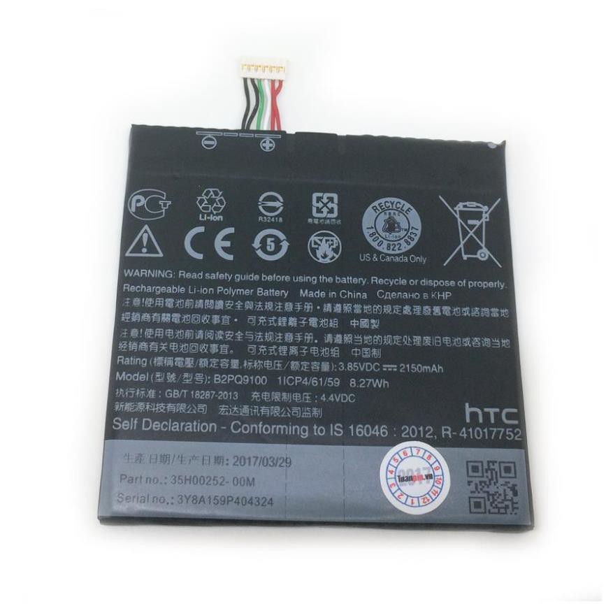 Pin HTC One A9 dung lượng 2150mAh xịn bảo hành 6 tháng / OpiPhone