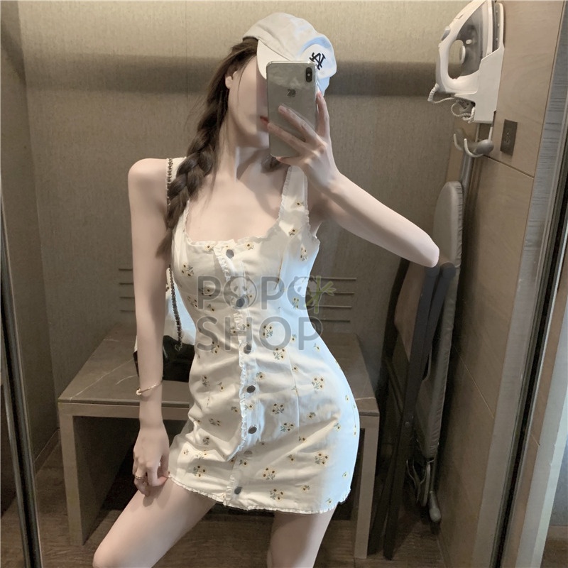 Váy ôm body hoa cúc nhí xinh xắn trẻ trung