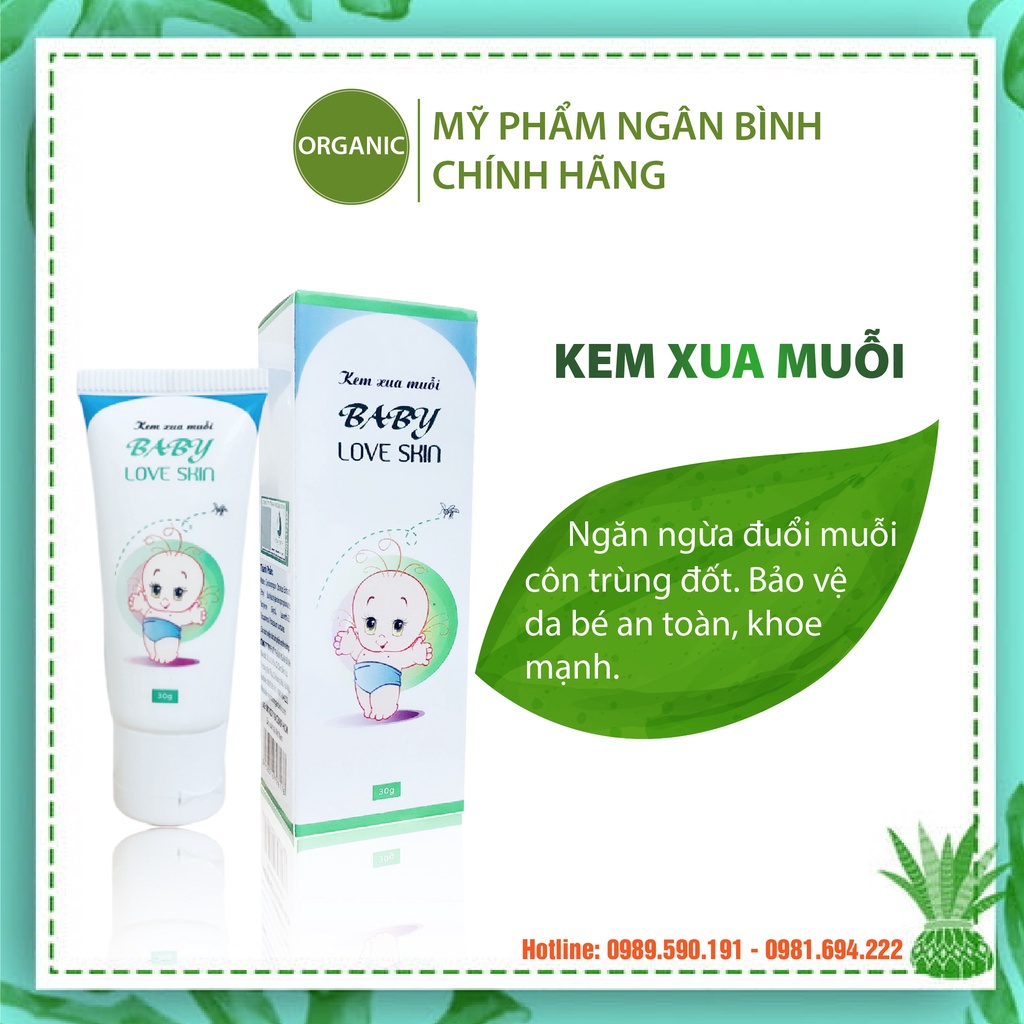 Kem xua muỗi ngân bình,kem chống muỗi đốt,côn trùng cắn 30ml