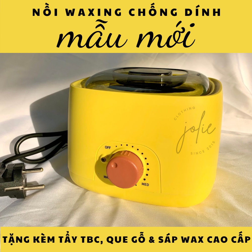 [MẪU MỚI] Nồi waxing chống dính chuyên dụng ceramic thiết kế thời trang loại đạt chuẩn EU cao cấp có sẵn màu đen, vàng