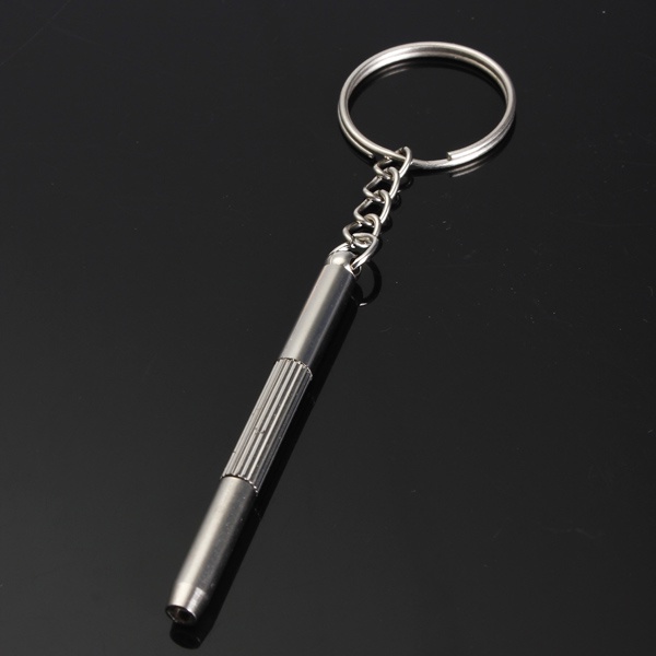 Móc Khóa Tua Vít Chỉnh Ốc và Nam châm Rubik - Keychain Screwdriver 3 in 1