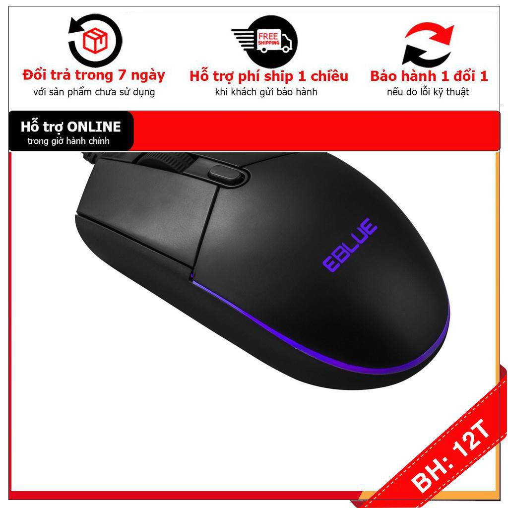 🎁 Chuột Máy tính Gaming E-Blue 146BK/146PRO USB bh 12 tháng