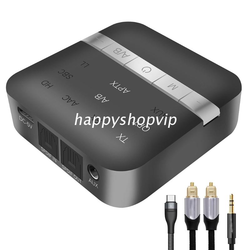 Bộ Chuyển Đổi Âm Thanh Hsv Audio Csr8675 Bluetooth-Compatible V5.0 2 Trong 1
