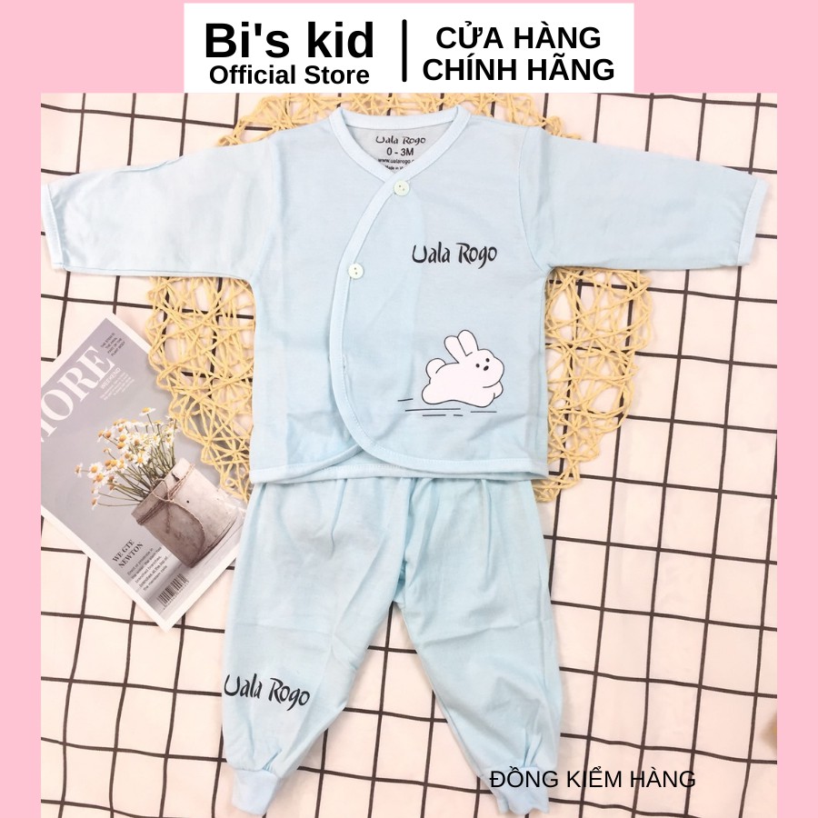 Quần áo trẻ emFREESHIPQuần áo sơ sinh Uala chất cotton mềm,không xù, thấm hút mồ hôi | Size từ 3-9kg| | Dài tay |